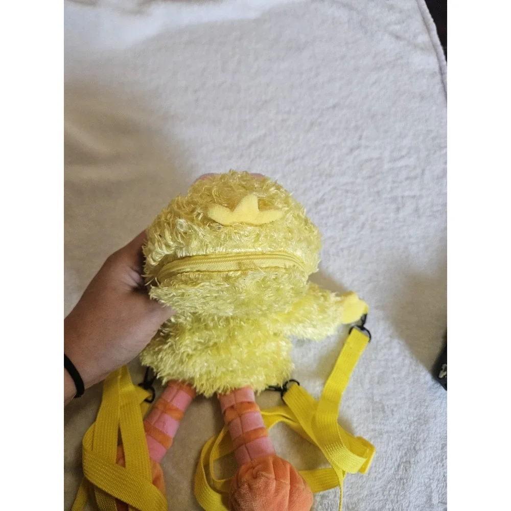 Sesame Street Big Bird Backpack Miniso 2019 Plush Yellow Rare Bag